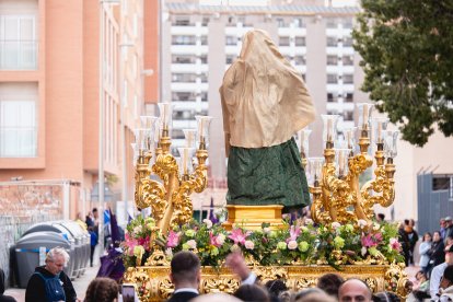 Procesión del Encuentro en el Jueves Santo 2023 de Almería.
