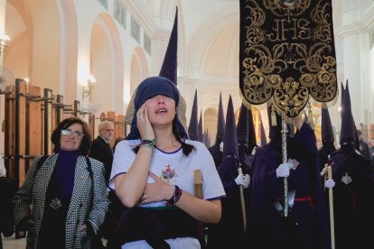 Procesión del Encuentro en el Jueves Santo 2023 de Almería.
