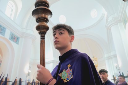 Procesión del Encuentro en el Jueves Santo 2023 de Almería.
