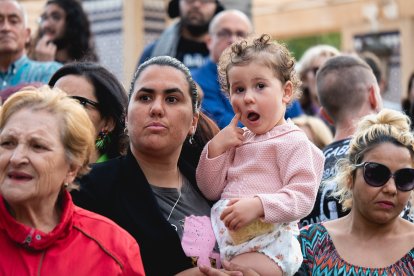 Procesión del Encuentro en el Jueves Santo 2023 de Almería.
