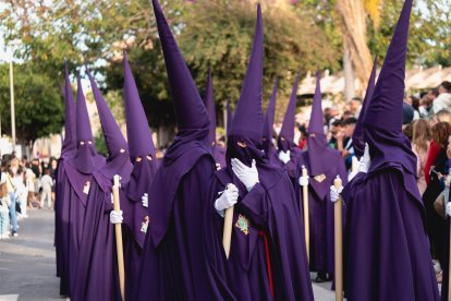 Procesión del Encuentro en el Jueves Santo 2023 de Almería.
