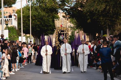 Procesión del Encuentro en el Jueves Santo 2023 de Almería.
