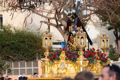 Procesión del Encuentro en el Jueves Santo 2023 de Almería.
