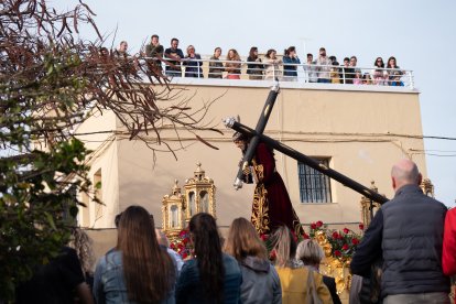 Procesión del Encuentro en el Jueves Santo 2023 de Almería.
