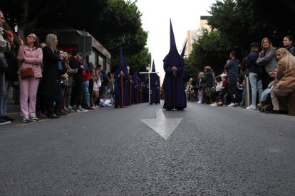Procesión en el Paseo de Almería.

