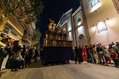El Descendimiento, tras salir desde San Agustín.