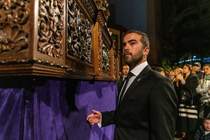 Uno de los miembros del cuerpo de capataces del Descendimiento.