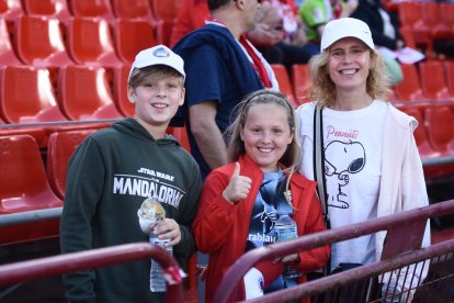 Muy felices por el triunfo de un Almería que se pone con 30 puntos quedando 10 jornadas.