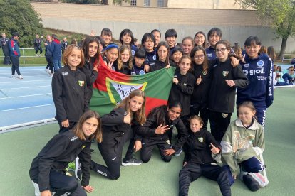 Con el equipo Exclusivo, con jugadoras japonesas.