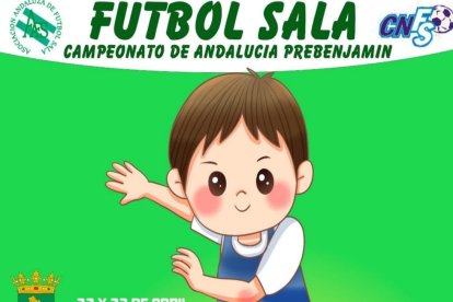 Cartel del campeonato prebenjamín.