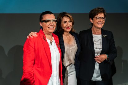 Laura Negrillo, Raquel Sánchez y Adriana Valverde.