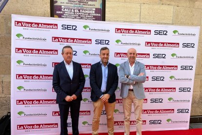 Sergio Viñolo, Juan Cano y Antonio Bretones.