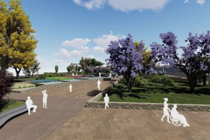 Rambla de San Antonio, en Roquetas.