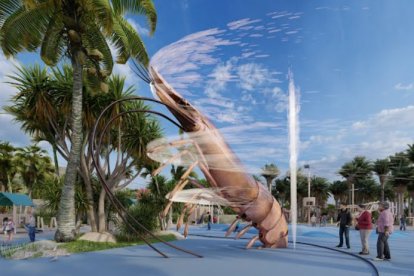 Imagen del próximo parque de La Isla del Tesoro, de Garrucha.