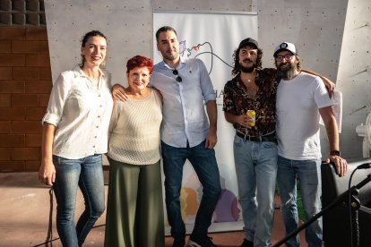 Encarni Pardo, Pepita Navarro, Antonio Lorente, Paco Bezerra y Juanma Gil.