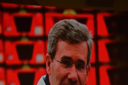 Juan Colomina, presidente de Coexphal, durante su intervención.