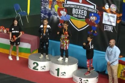 Medalla de oro en el torneo de Logroño.