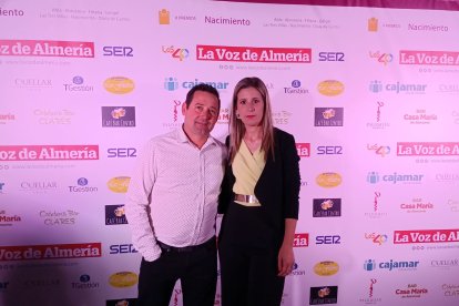 Isabel Ramos, concejala de Abrucena, y Rafael Sánchez Miranda.