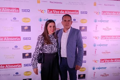 Ana Belén Portero, concejala de Abrucena, y Juan Manuel García.