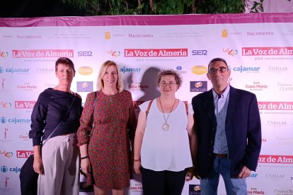 Mª del Mar Lázaro, Paco, Olga y Ana María (Residencia Los Filabres).