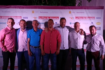 Directivos del club Comarca Río Nacimiento.