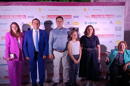 Algunos de los galardonados en los X Premios Nacimiento.