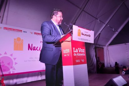 Intervención de Rafael Montes Rincón, alcalde de Fiñana y presidente de la Mancomunidad de Municipios Río Nacimiento.