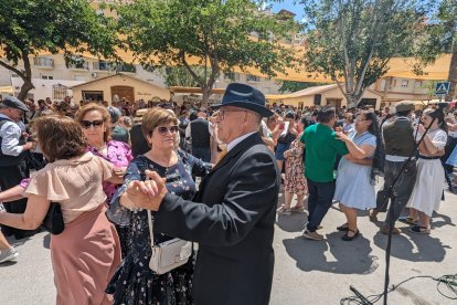 El pasodoble inundó las calles de esta representación para celebrar el día de la patrona.