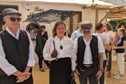 Antonio Segura, Emilia Valverde y Francisco Orduña.