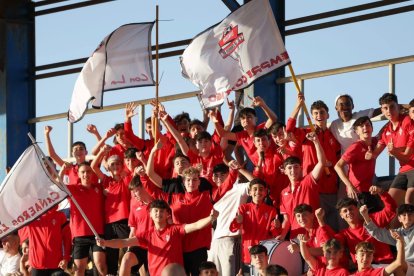 El equipo se vio arropado en Vera.