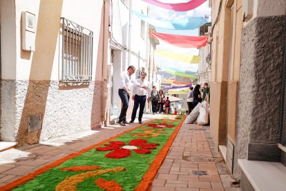 El vicepresidente de Diputación, Fernando Giménez junto al alcalde, José Juan Martínez.