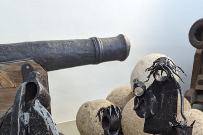 Una escena que representa la minería en el siglo XIX.