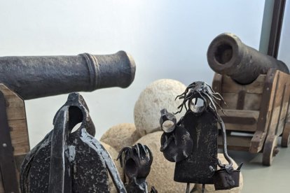 Una escena que representa la minería en el siglo XIX.