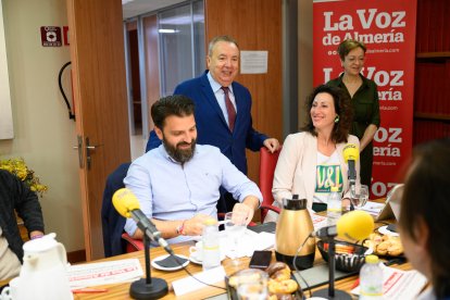 Juan Francisco Rojas, Pedro M. de la Cruz y María del Mar Vázquez.