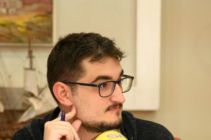 El aspirante de la confluencia de izquierdas, Alejandro Lorenzo López.