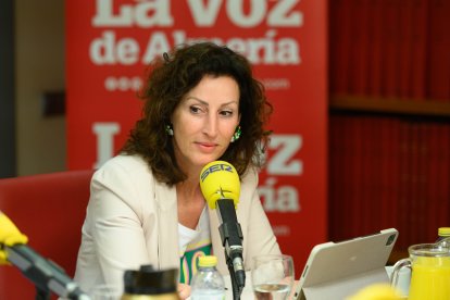 La candidata popular, María del Mar Vázquez.