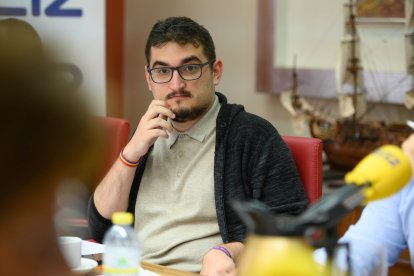 El aspirante de la confluencia de izquierdas, Alejandro Lorenzo López.