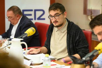 El aspirante de la confluencia de izquierdas, Alejandro Lorenzo López.