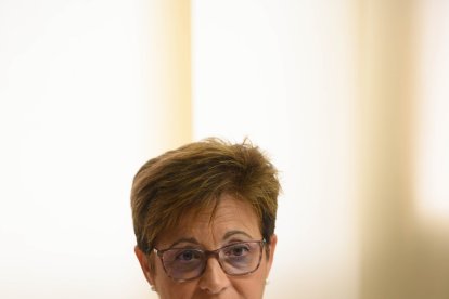 La alcaldable socialista, Adriana Valverde.