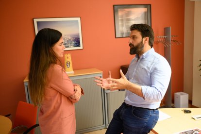 Sandra Gálvez y Juan Francisco Rojas (Vox).