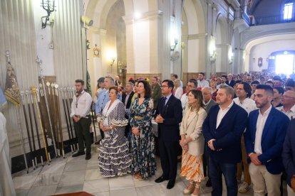 Autoridades presentes en la Misa de Romeros.