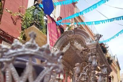 El Simpecado, en la calle Real.