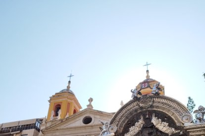 Carreta del Simpecado de Almería, ante San Pedro.