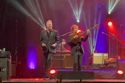 Loquillo, en el escenario.