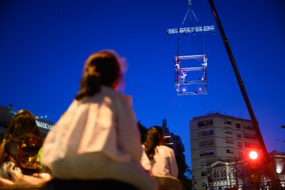 Espectáculo en la Puerta de Purchena.