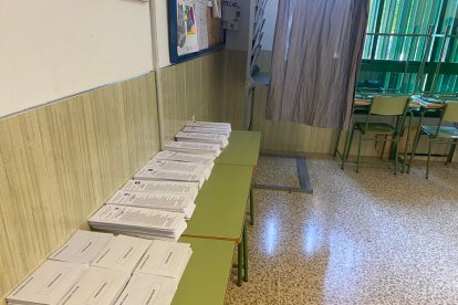 Los colegios han abierto a las 9 de la mañana.