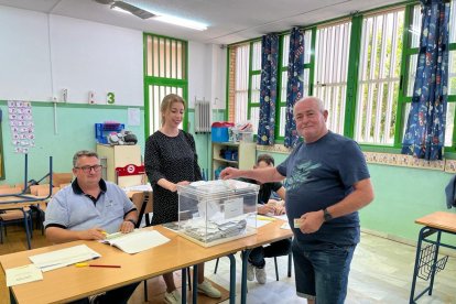 Colegio electoral en La Mojonera.