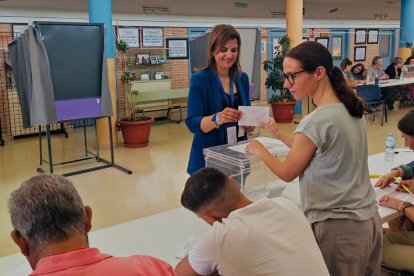Noelia Damián, candidata a la reelección en Benahadux.