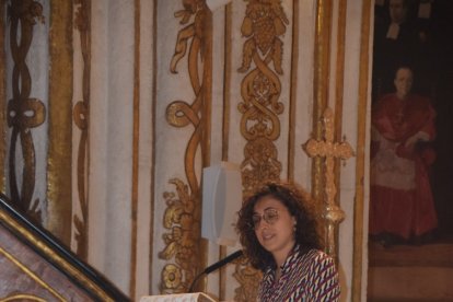 María del Mar Marín dirigió unas palabras a los concurrentes.