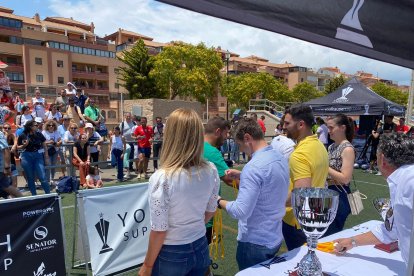 Máxima expectación y un ambiente sensacional en la entrega de medallas.